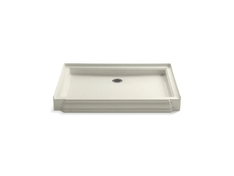 KOHLER K-9549 Memoirs 48" x 34" single threshold rear center drain shower base