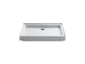 KOHLER K-9549 Memoirs 48" x 34" single threshold rear center drain shower base