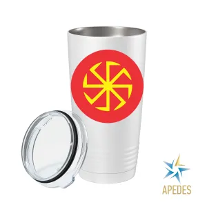 Kolovrat Slavic Solar Symbol Stainless Steel Tumbler 20 OZ