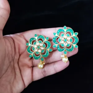 Kundan Tops With Gold Plating