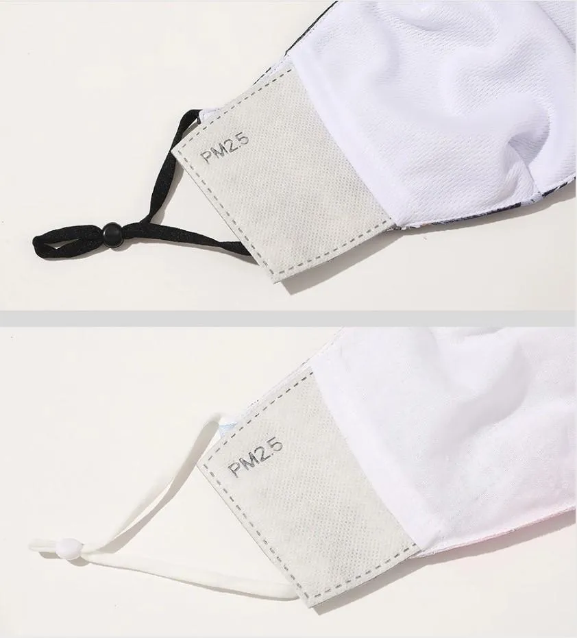 Kutehealth Personalized Washable Clothing Mouth Cover with 3 Replace Filters for Helloween