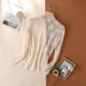 Lace See-through Layering Top