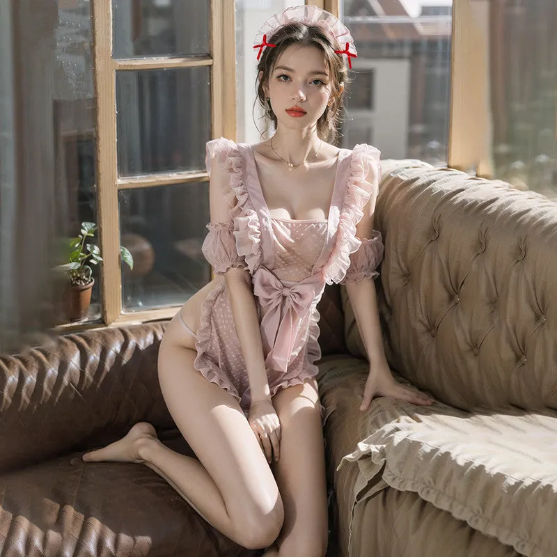 Lace See-through Suit UB98982
