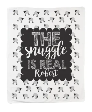 Large The Snuggle is Real in Black