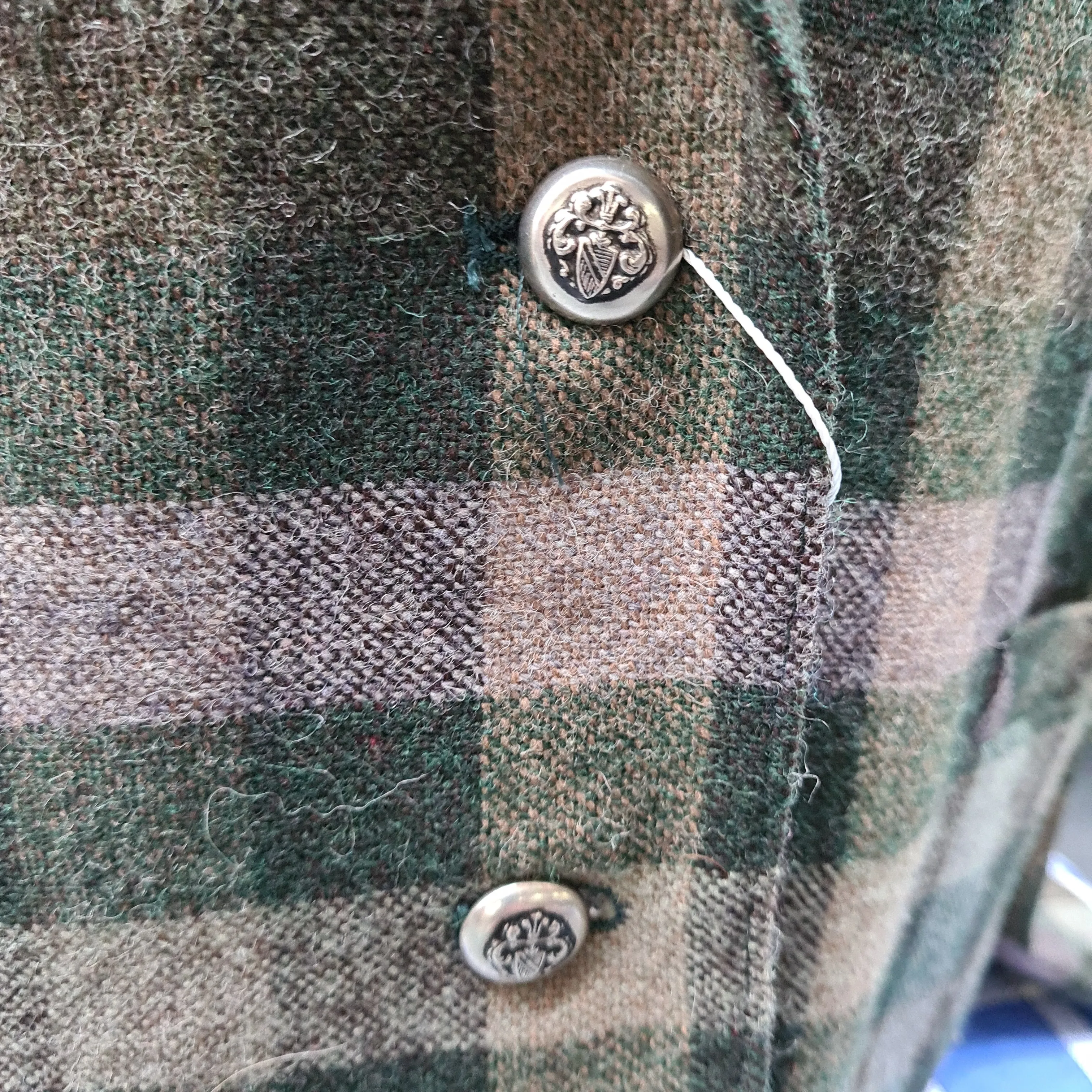 Lead rein jacket size 14 green tweed FREE POSTAGE 🔵