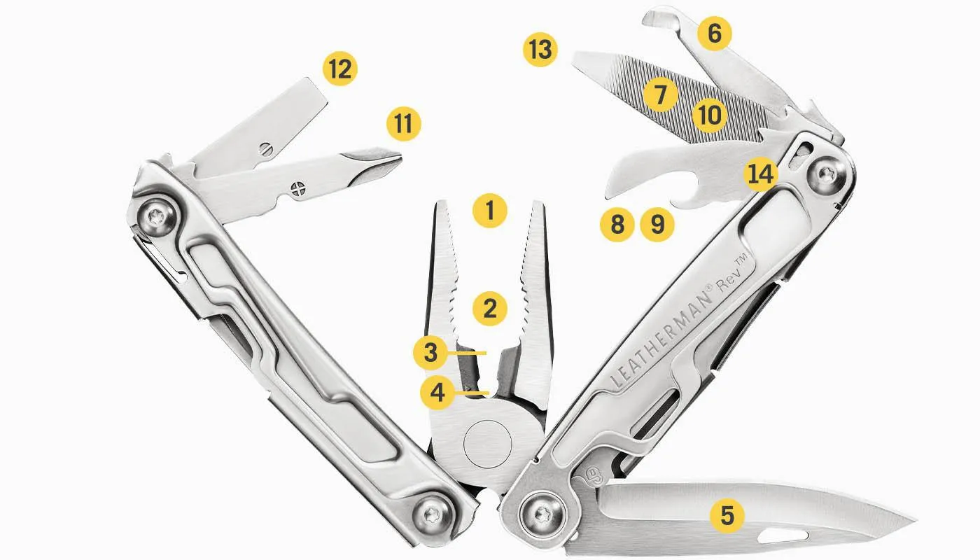 Leatherman Multitool REV - Silver