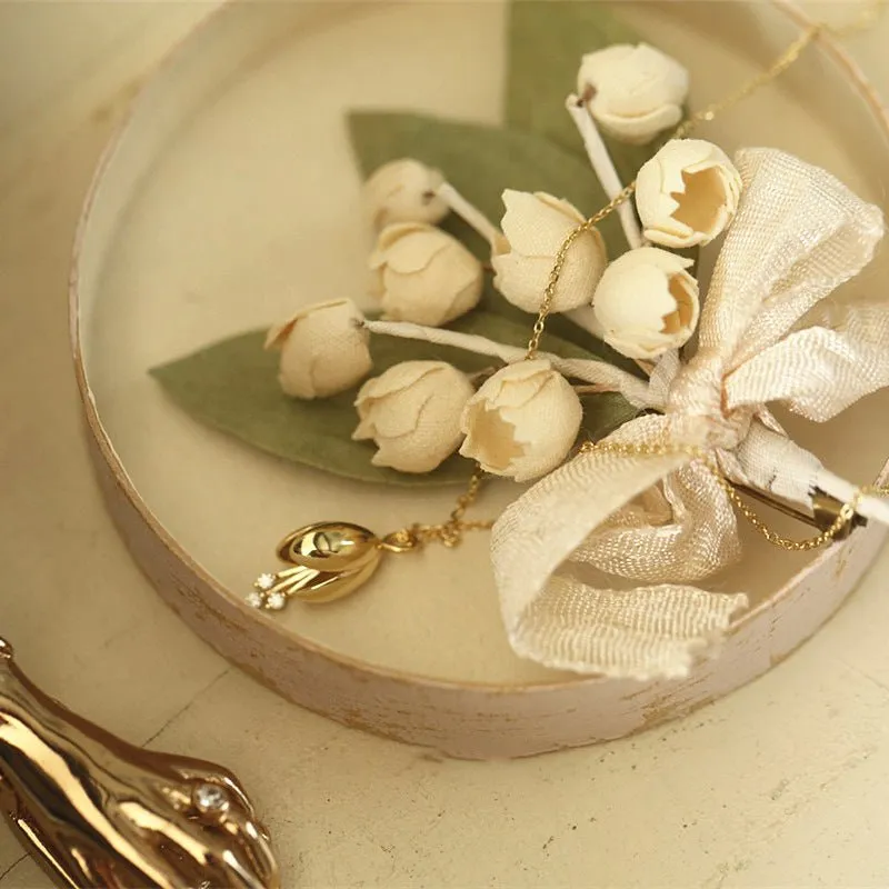 Lily of the Valley Necklace (Solid Silver)