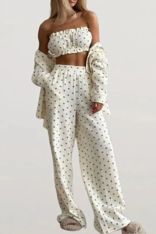 Long-sleeved Casual Three-piece Suit