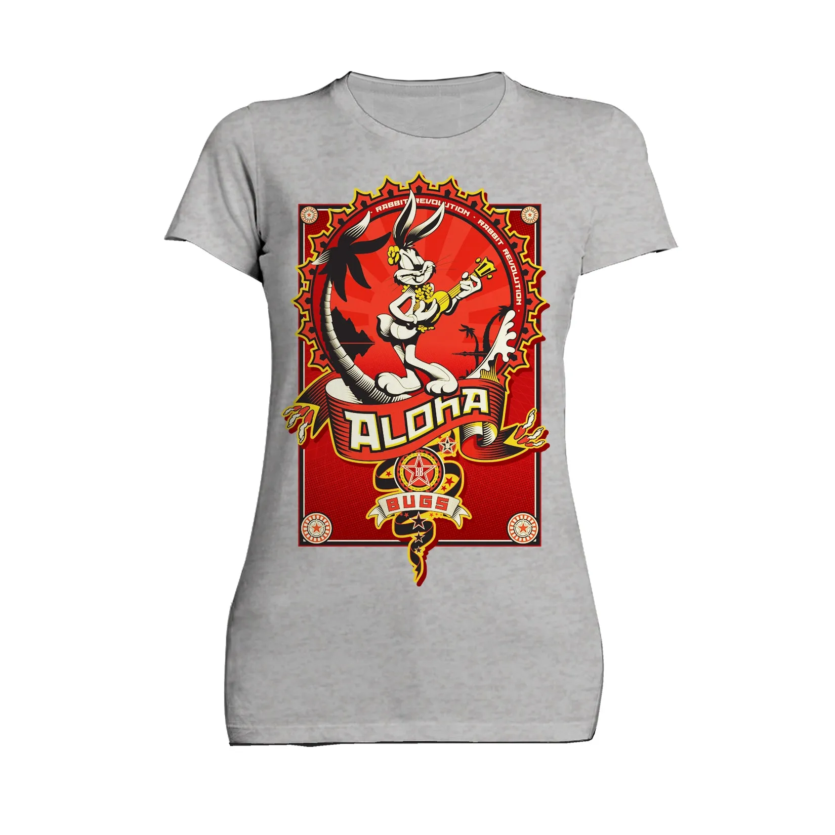 Looney Tunes Bugs Bunny Splash Ukulele Women's T-shirt