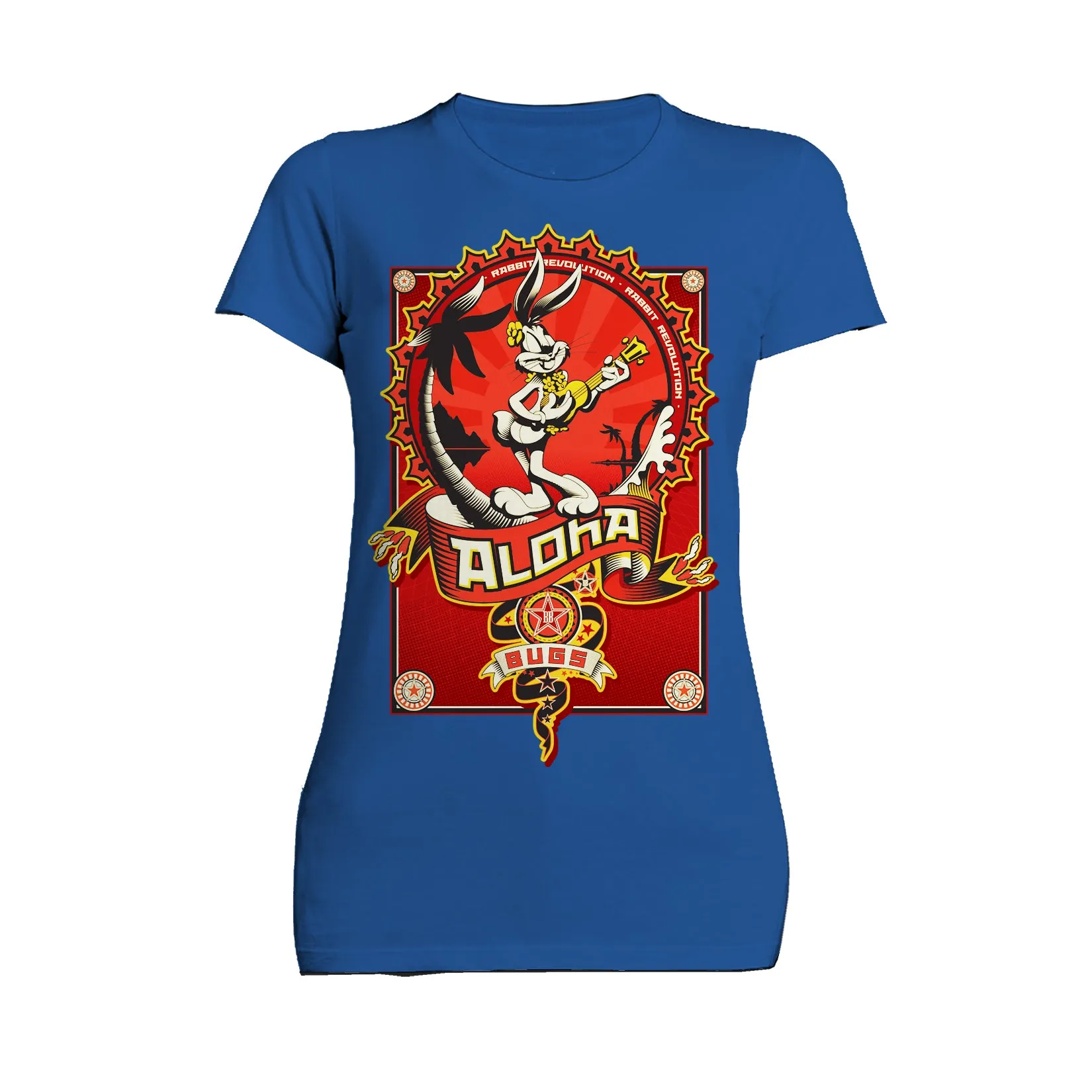 Looney Tunes Bugs Bunny Splash Ukulele Women's T-shirt