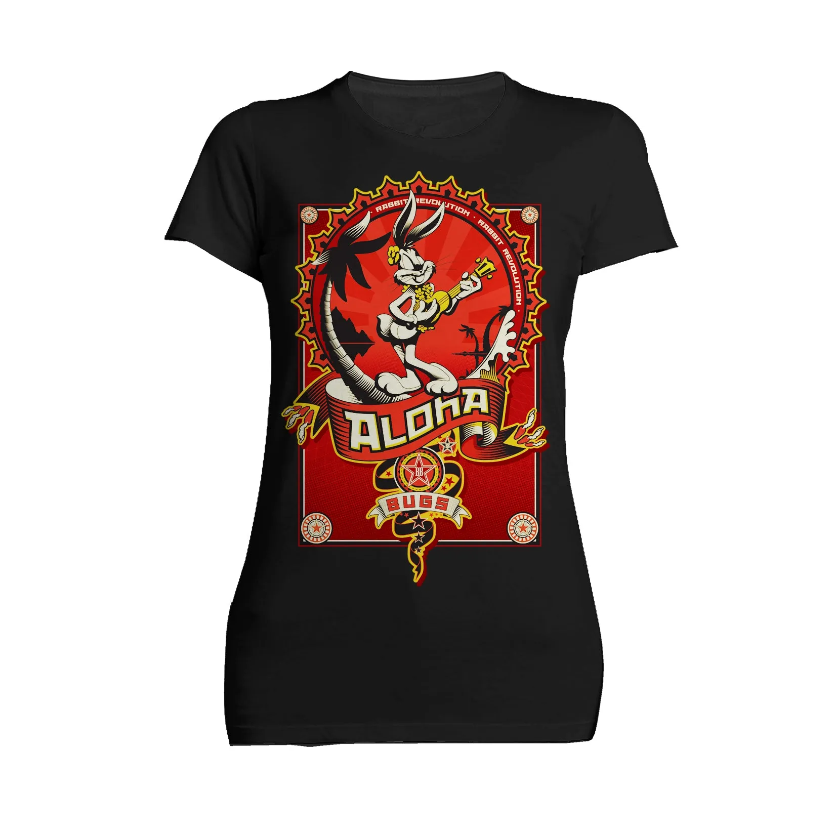 Looney Tunes Bugs Bunny Splash Ukulele Women's T-shirt