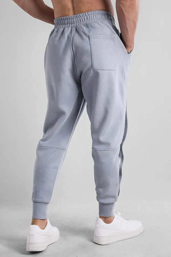 Loose Fit Tapered Sweatpant Button Jogger