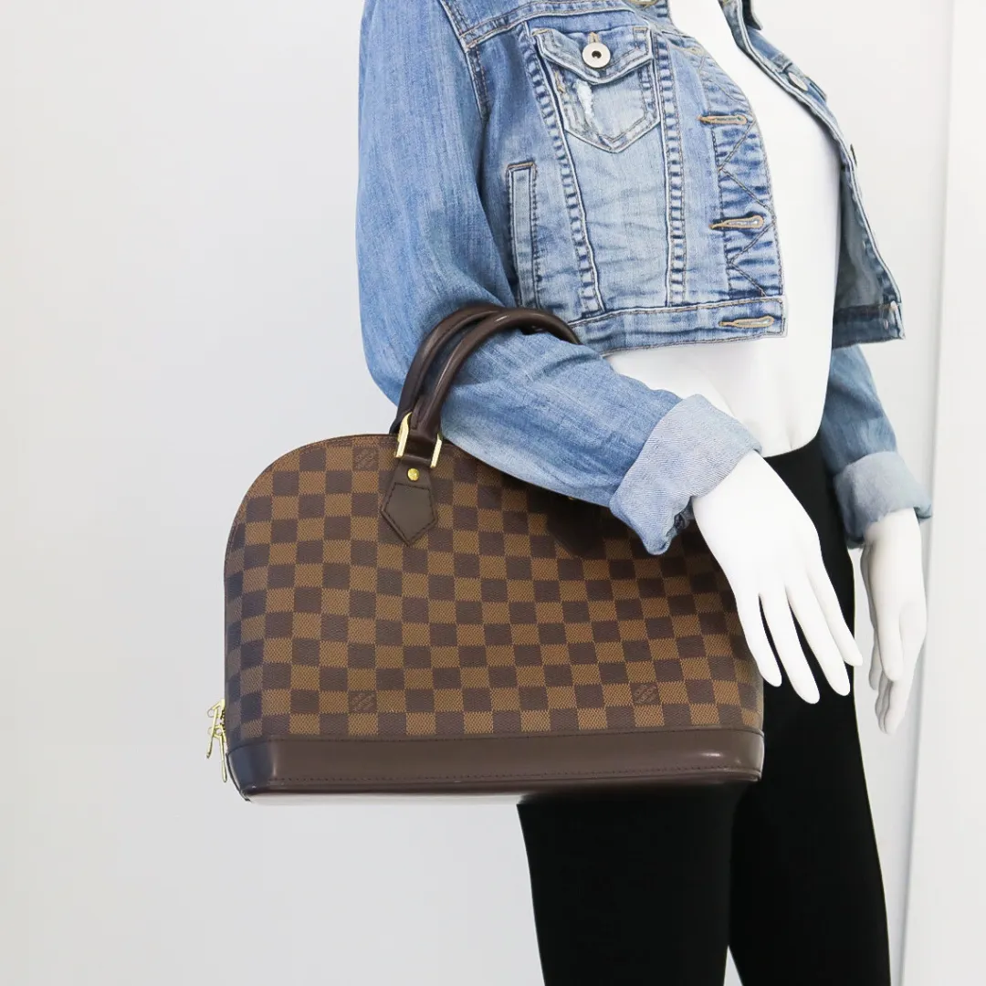 LOUIS VUITTON ALMA DAMIER EBENE