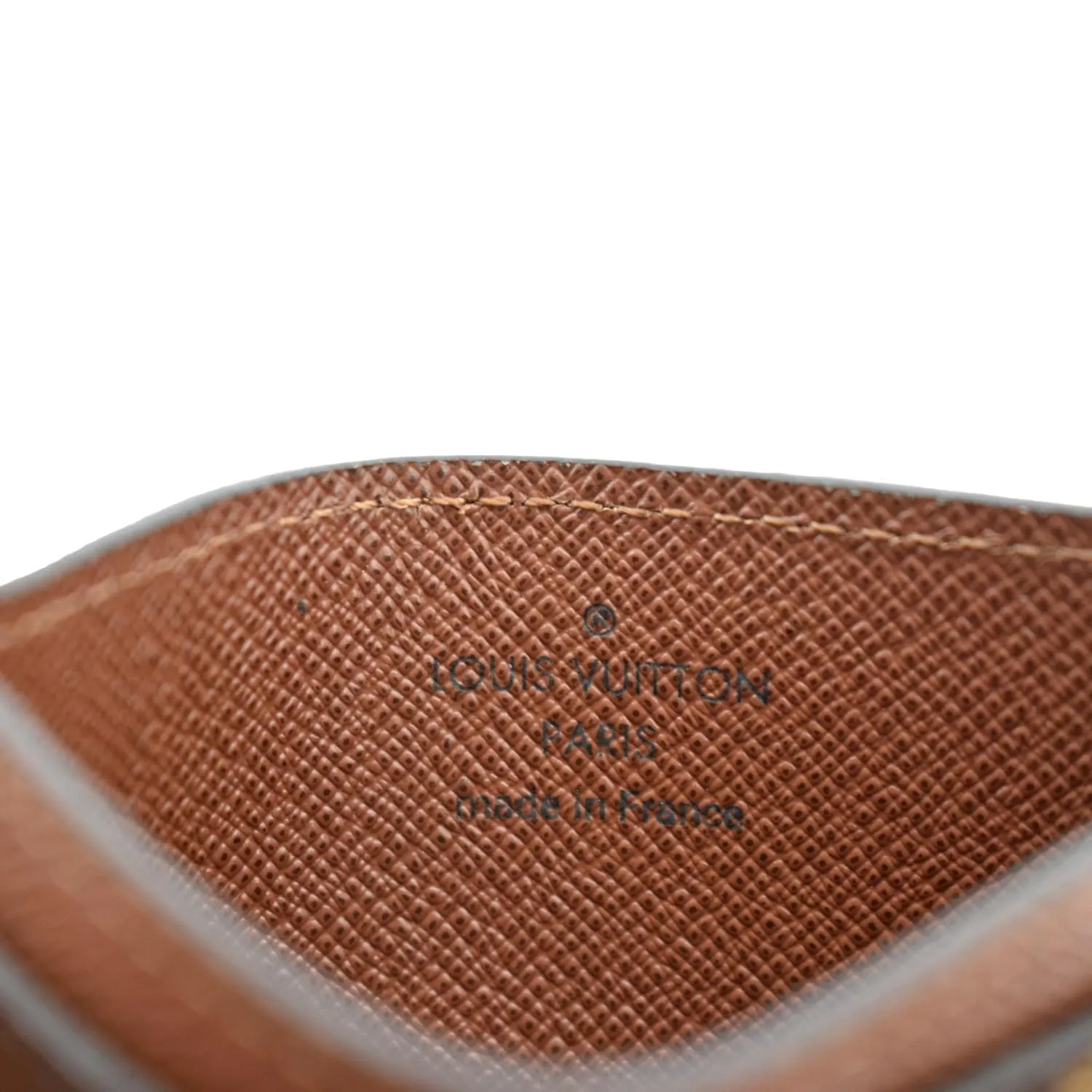 LOUIS VUITTON  Card Holder Monogram Canvas Brown