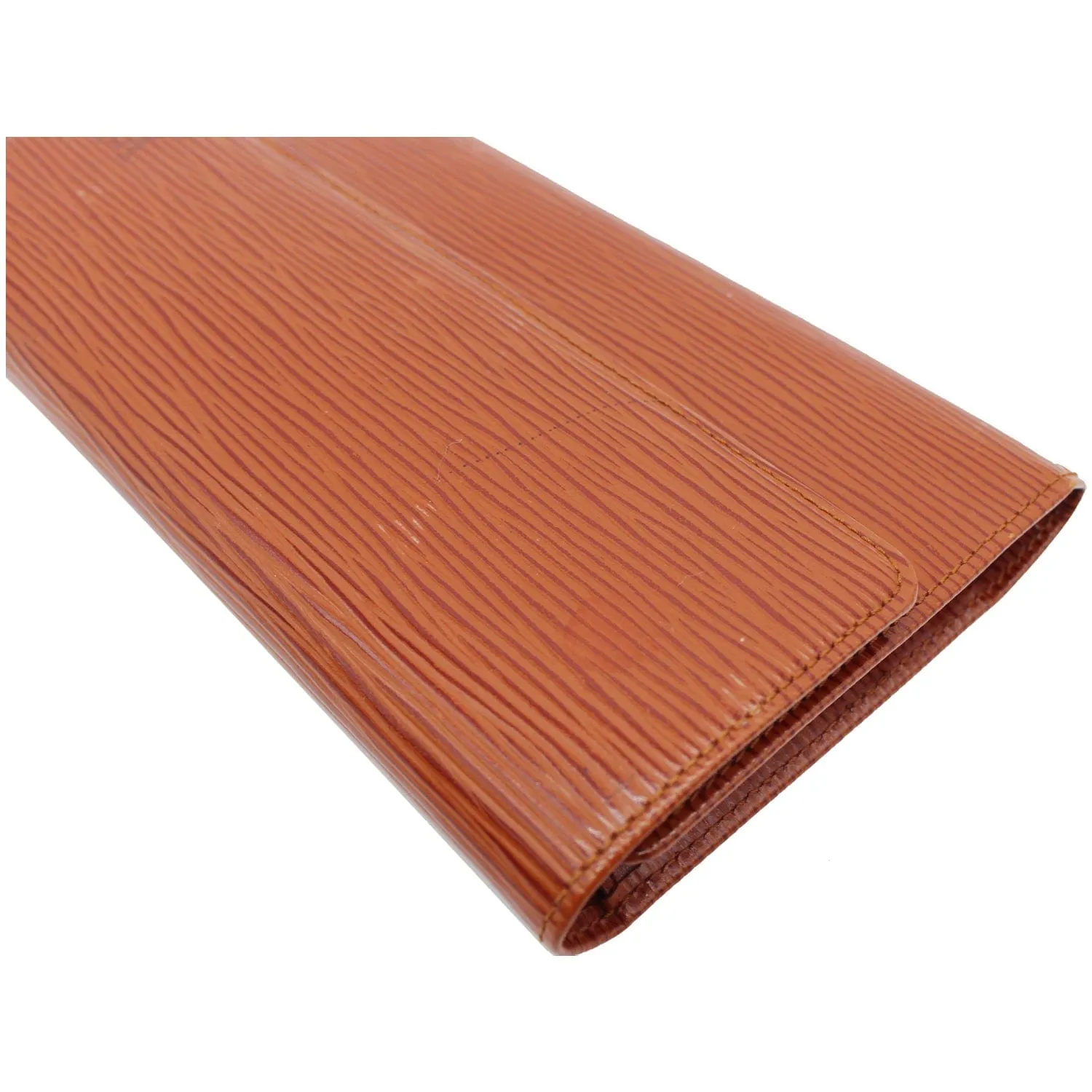 LOUIS VUITTON Continental Flap Epi Leather Wallet Orange - 15% OFF