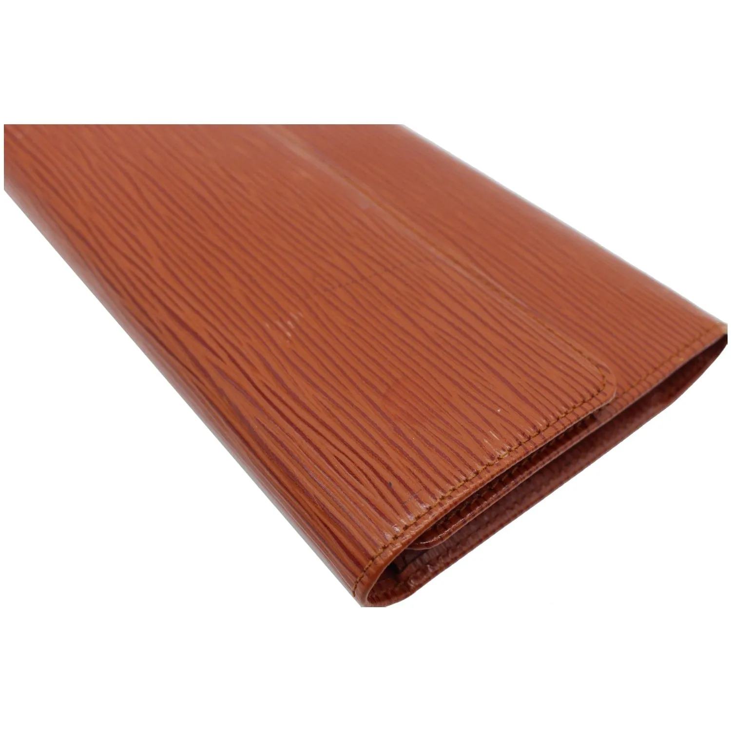 LOUIS VUITTON Continental Flap Epi Leather Wallet Orange - 15% OFF