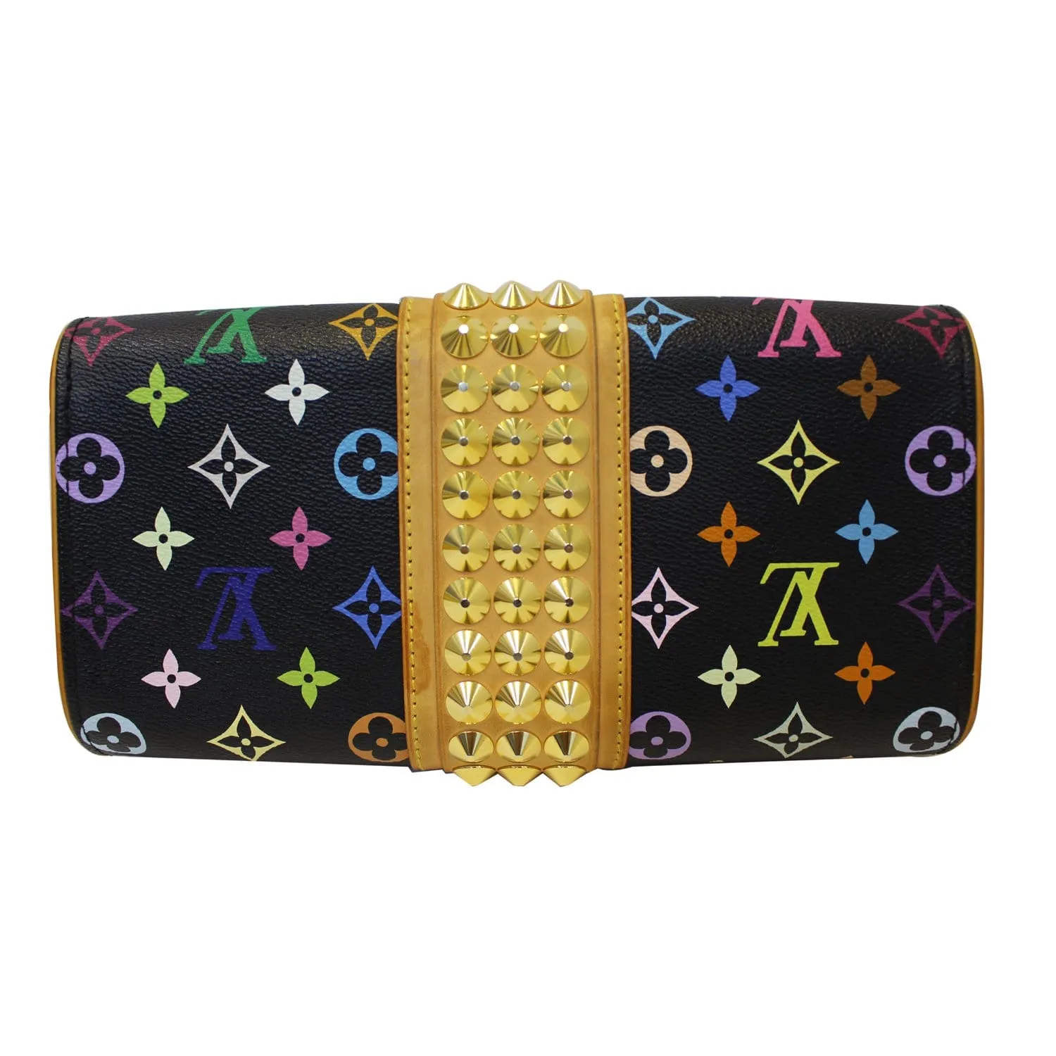LOUIS VUITTON Courtney  Multicolore Monogram Clutch Bag Black