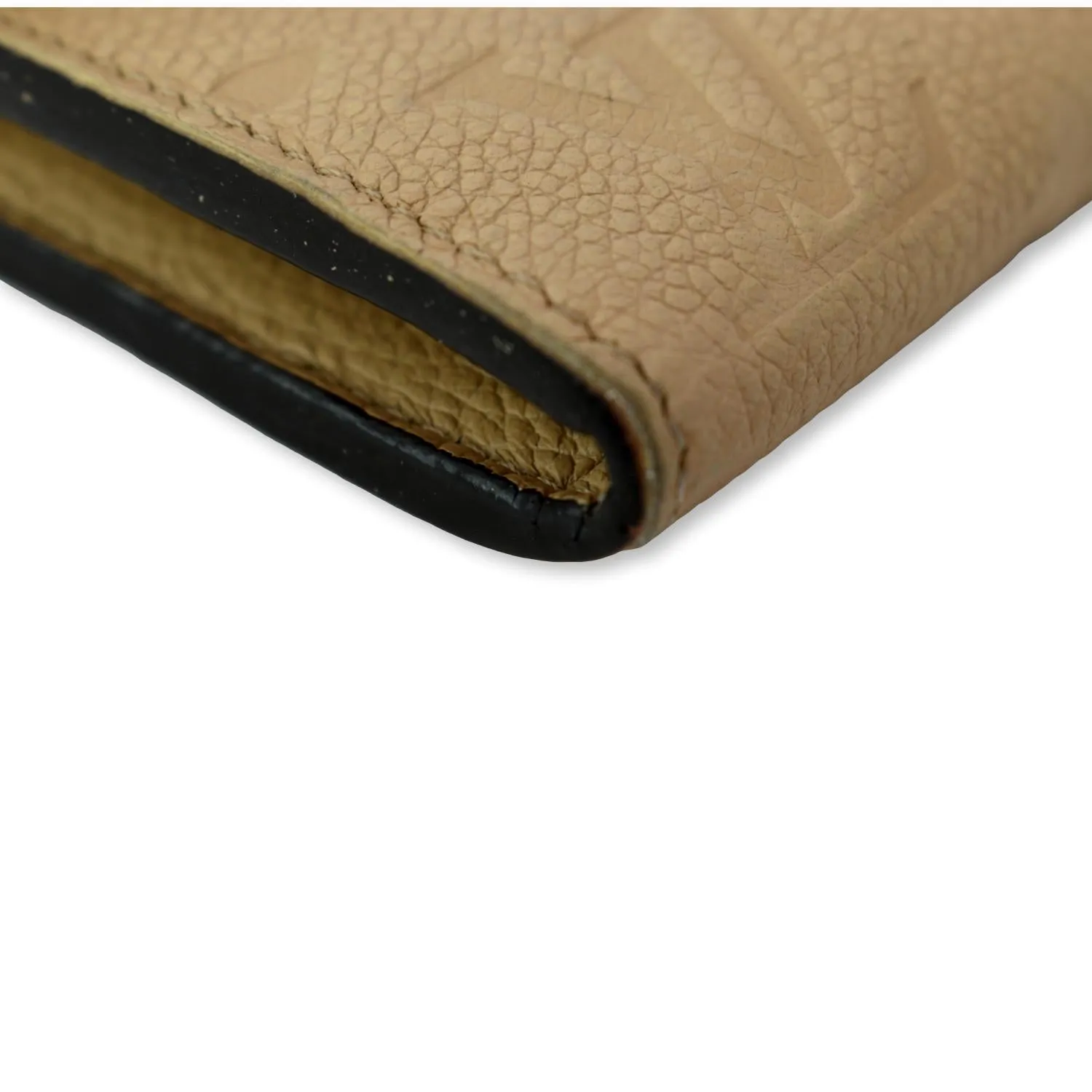LOUIS VUITTON Curieuse Monogram Empreinte Leather Wallet Bronze