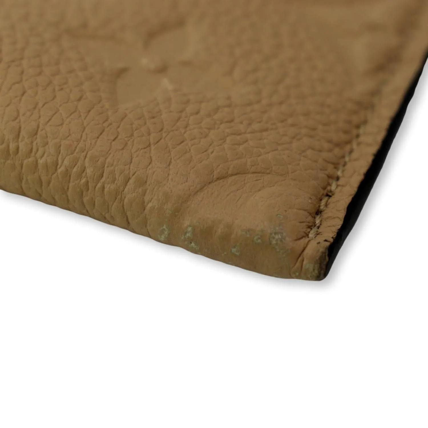 LOUIS VUITTON Curieuse Monogram Empreinte Leather Wallet Bronze