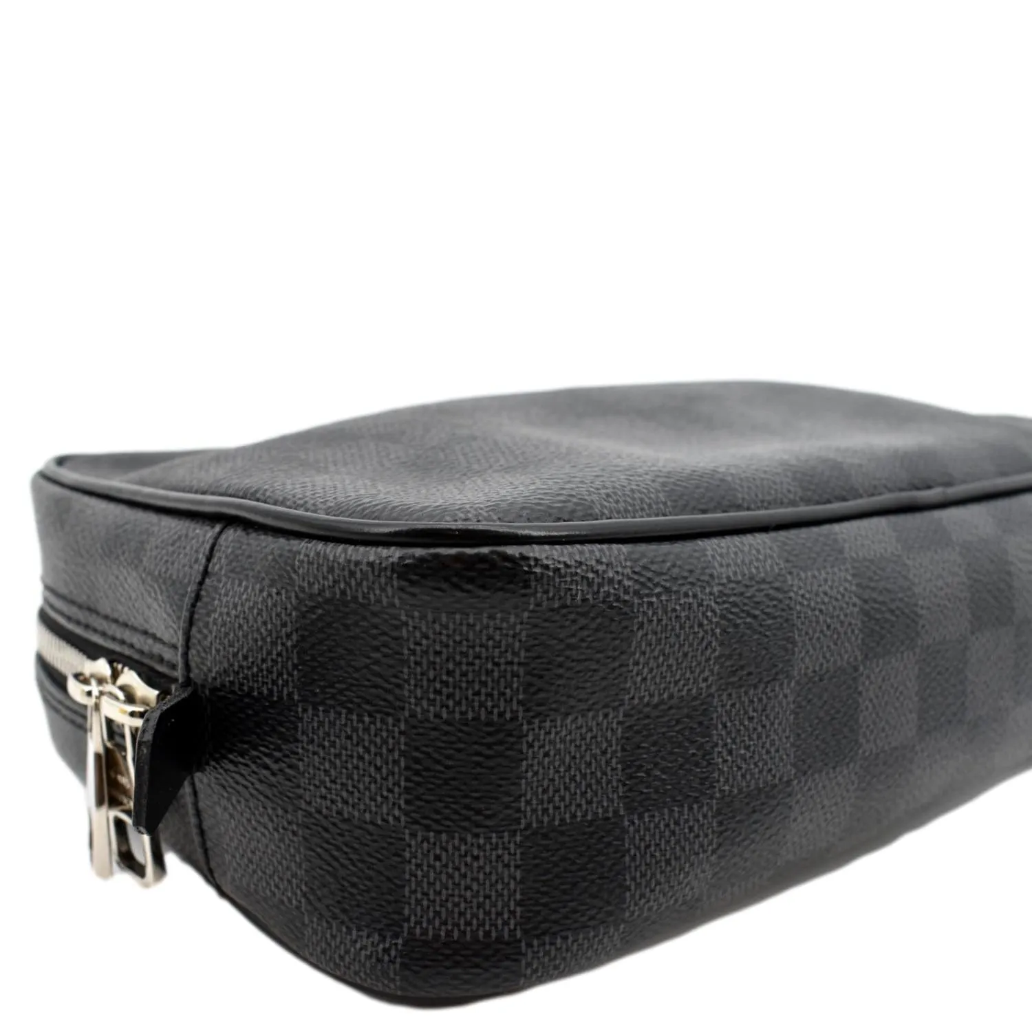 LOUIS VUITTON Damier Graphite Toiletry Cosmetic Pouch Black