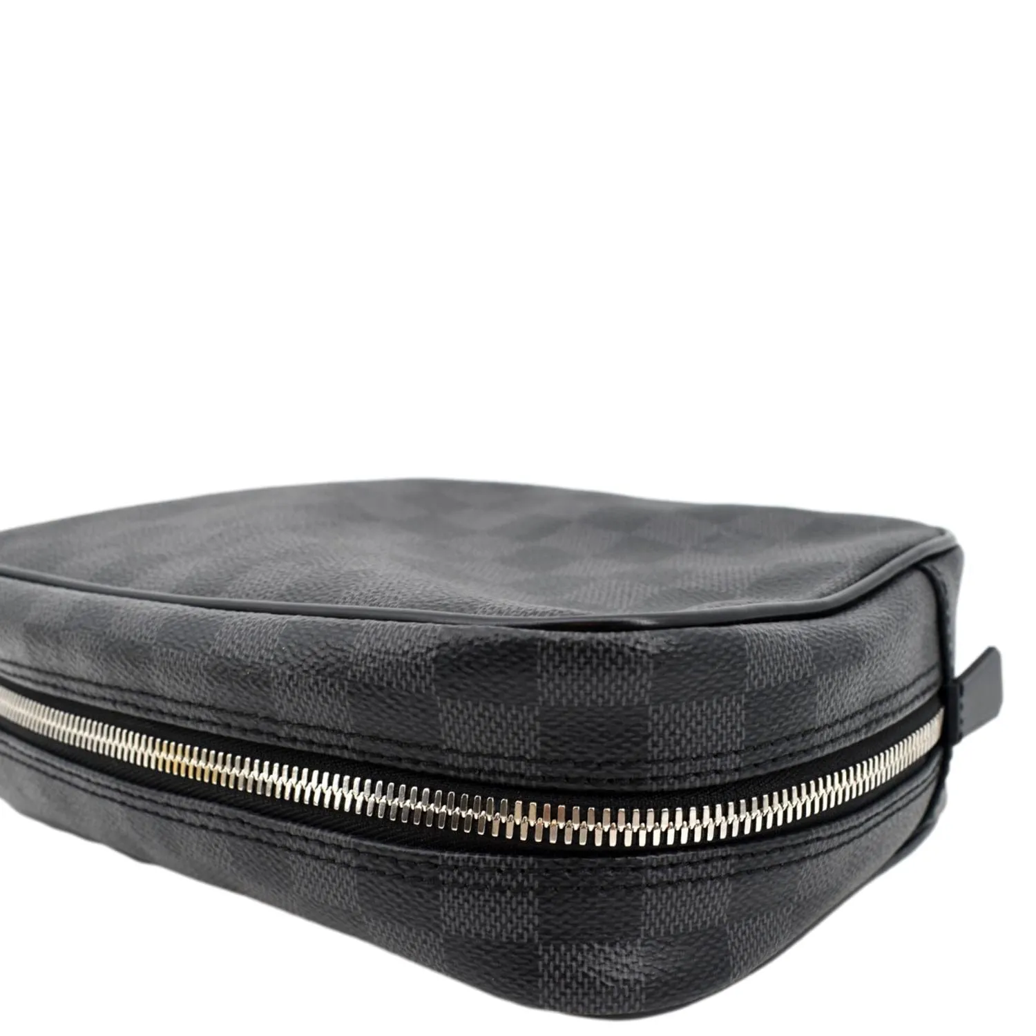 LOUIS VUITTON Damier Graphite Toiletry Cosmetic Pouch Black