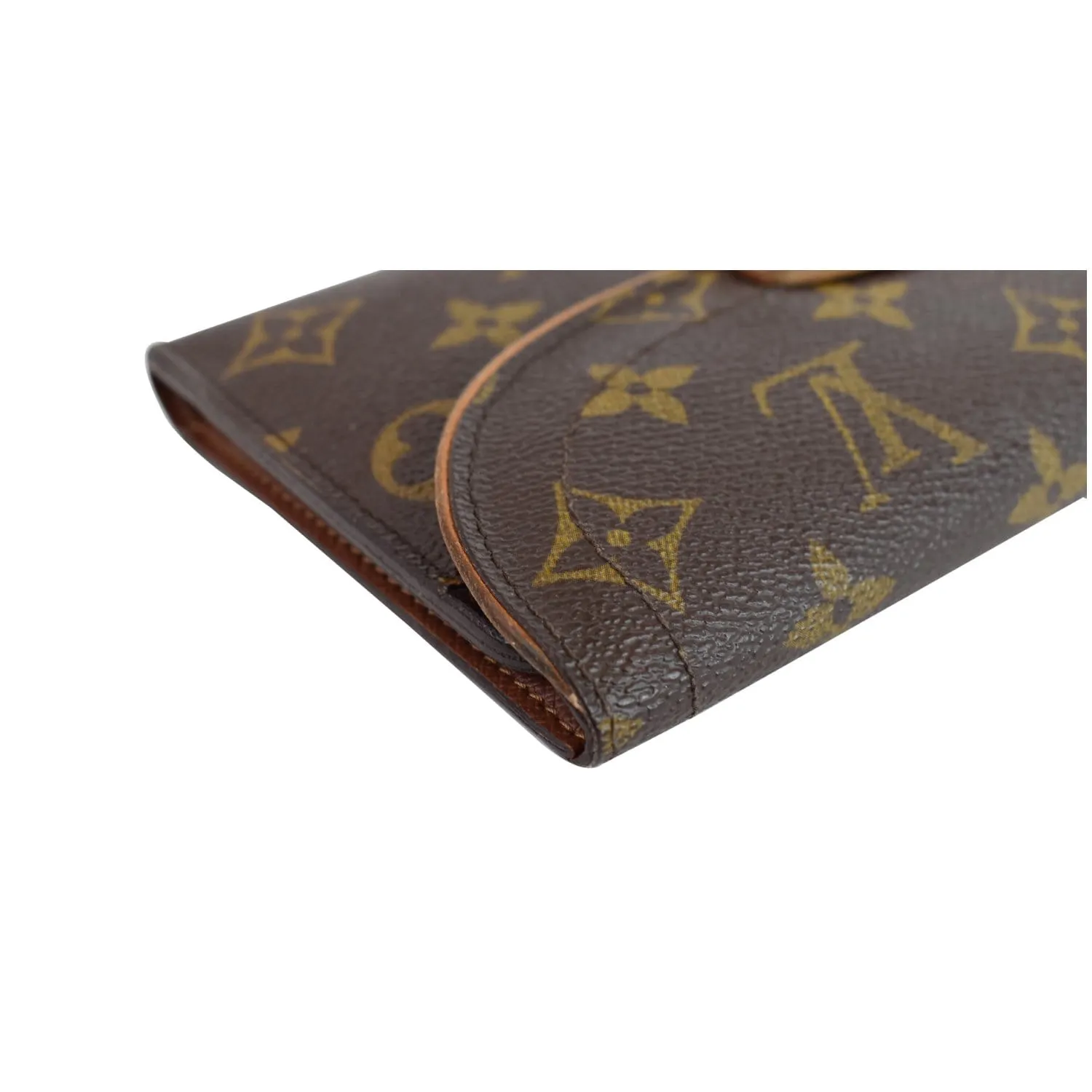 LOUIS VUITTON Eugenie Monogram Canvas Wallet Brown