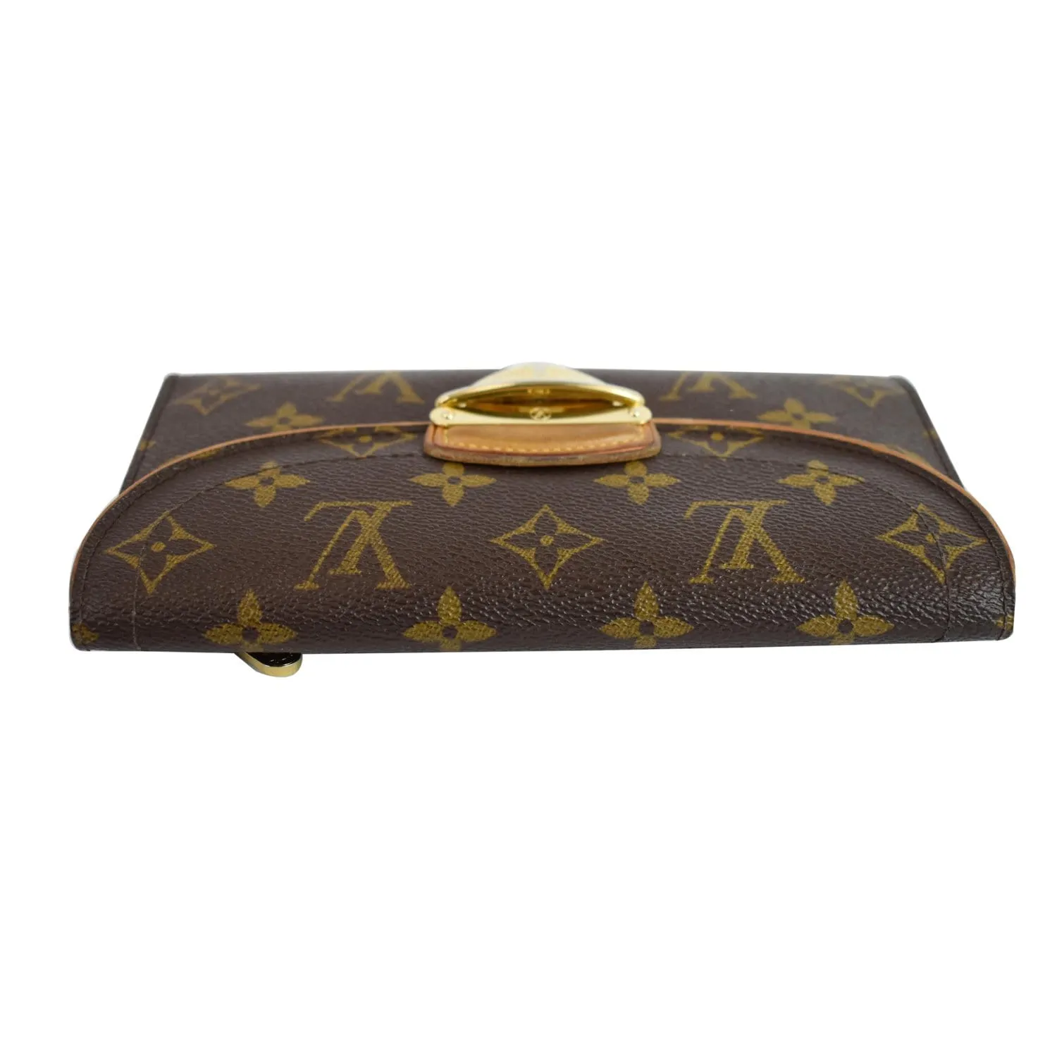 LOUIS VUITTON Eugenie Monogram Canvas Wallet Brown