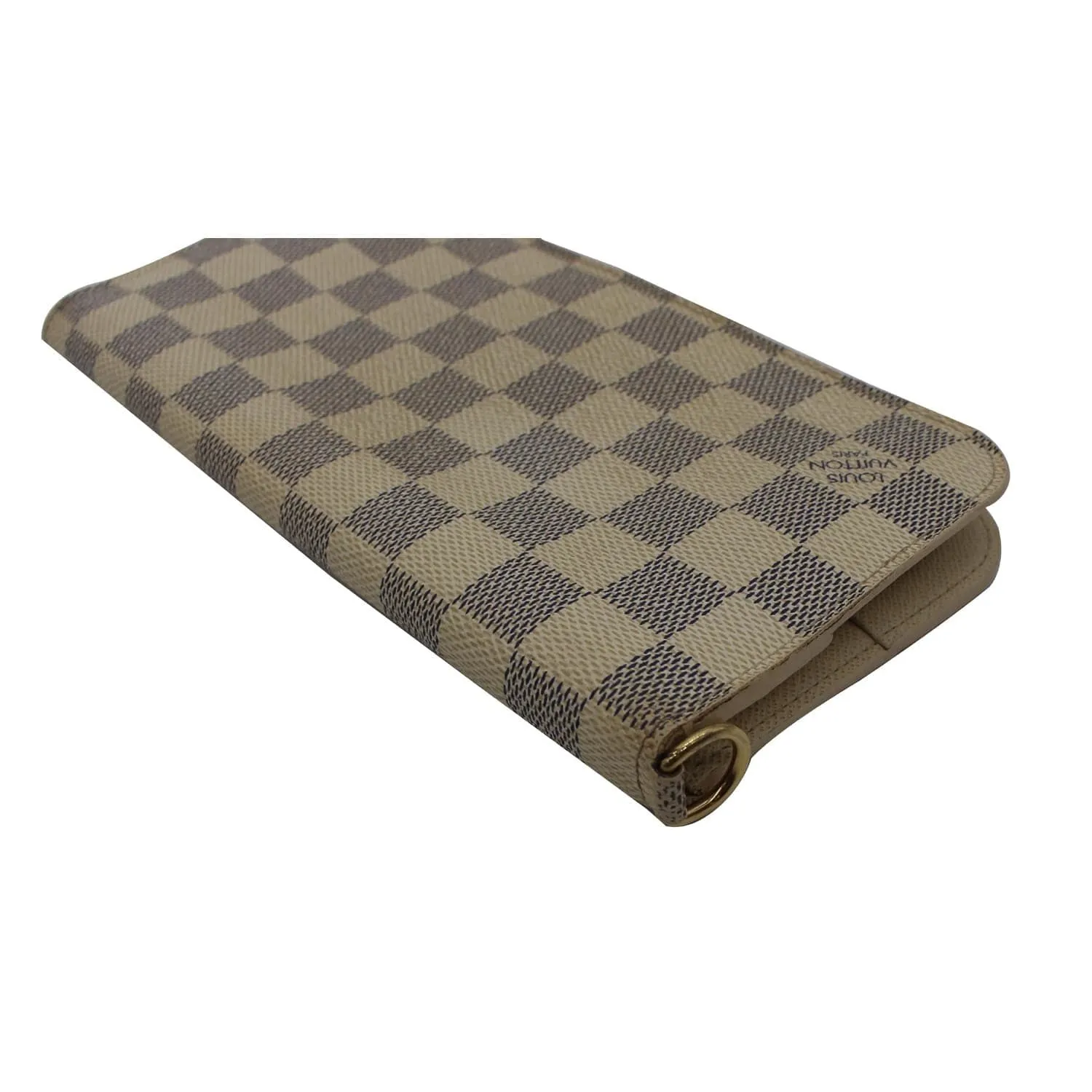 LOUIS VUITTON Insolite Damier Azur Wallet White