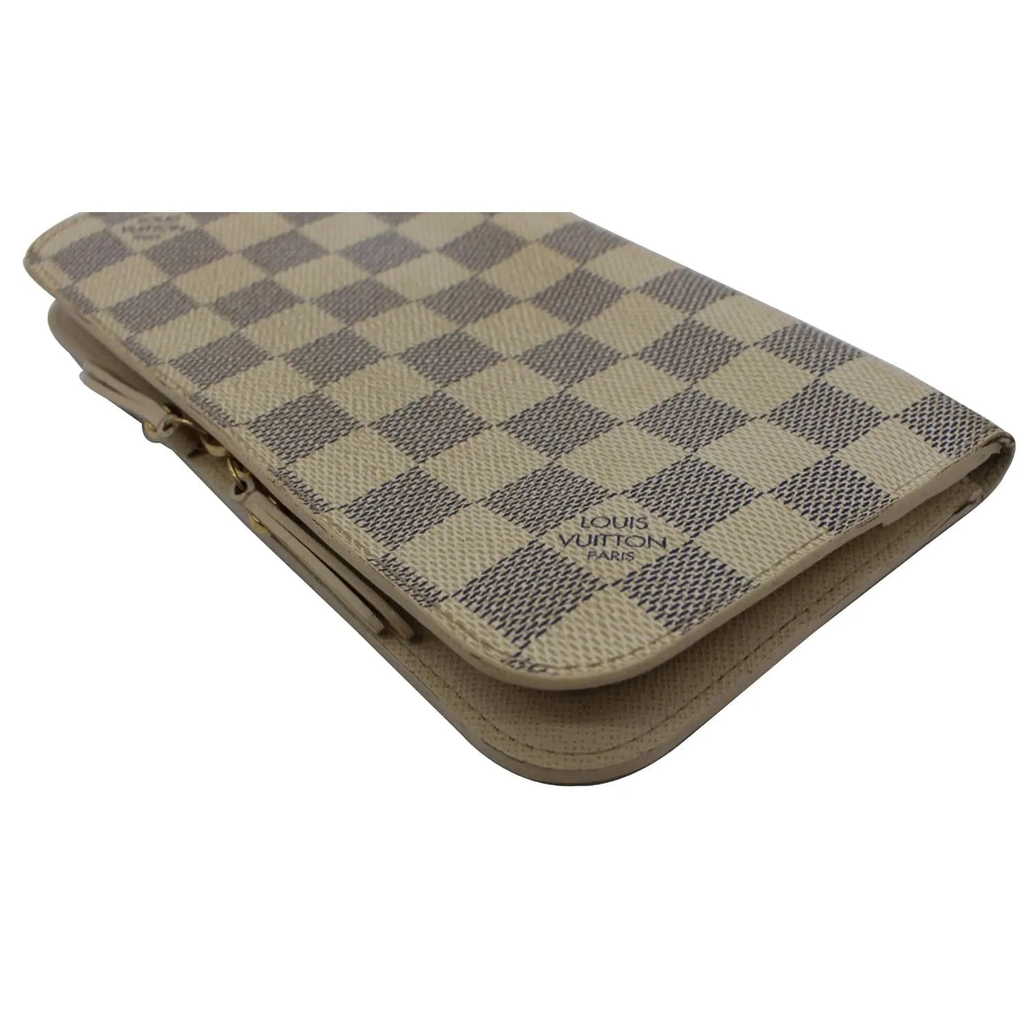 LOUIS VUITTON Insolite Damier Azur Wallet White