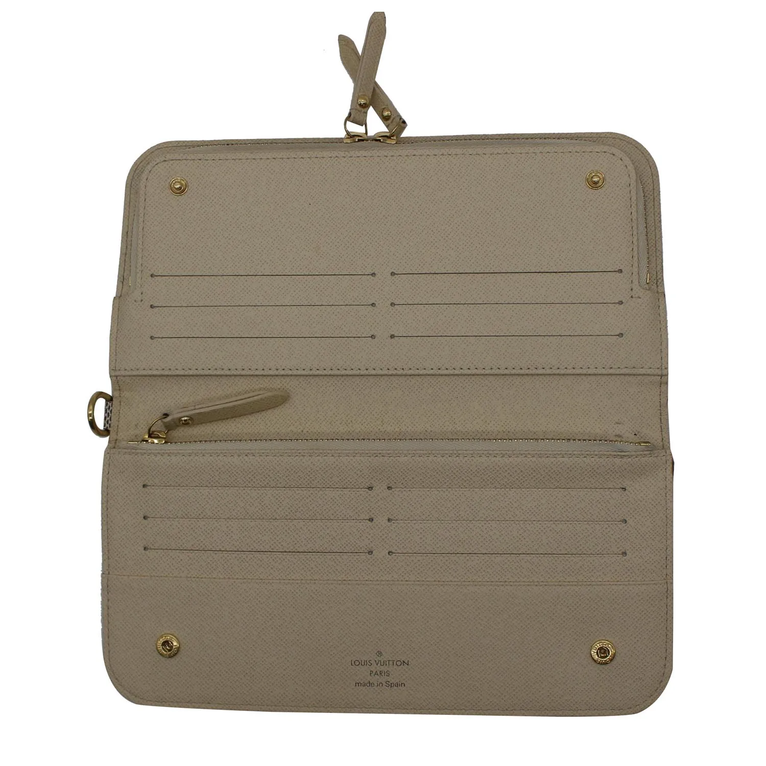 LOUIS VUITTON Insolite Damier Azur Wallet White