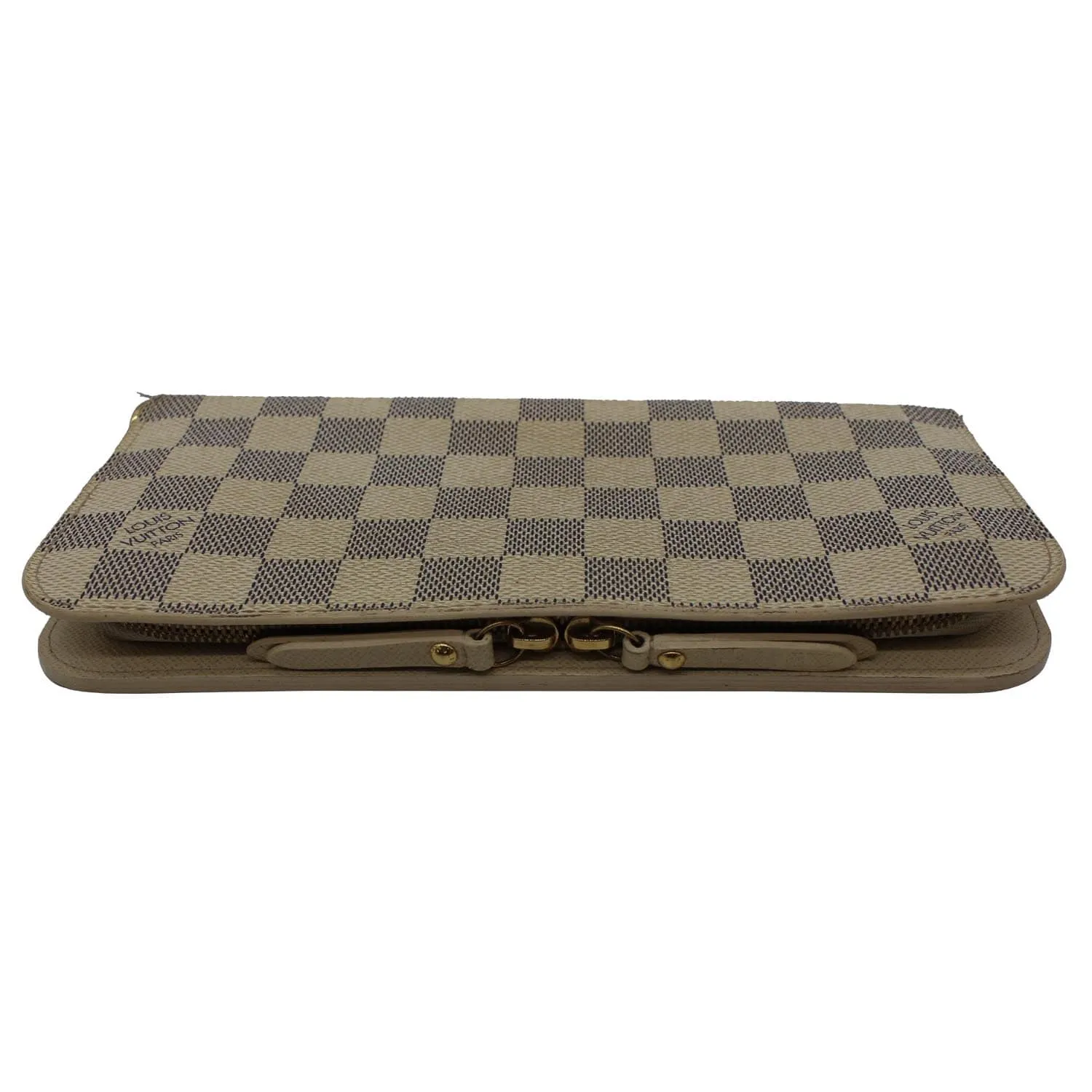 LOUIS VUITTON Insolite Damier Azur Wallet White