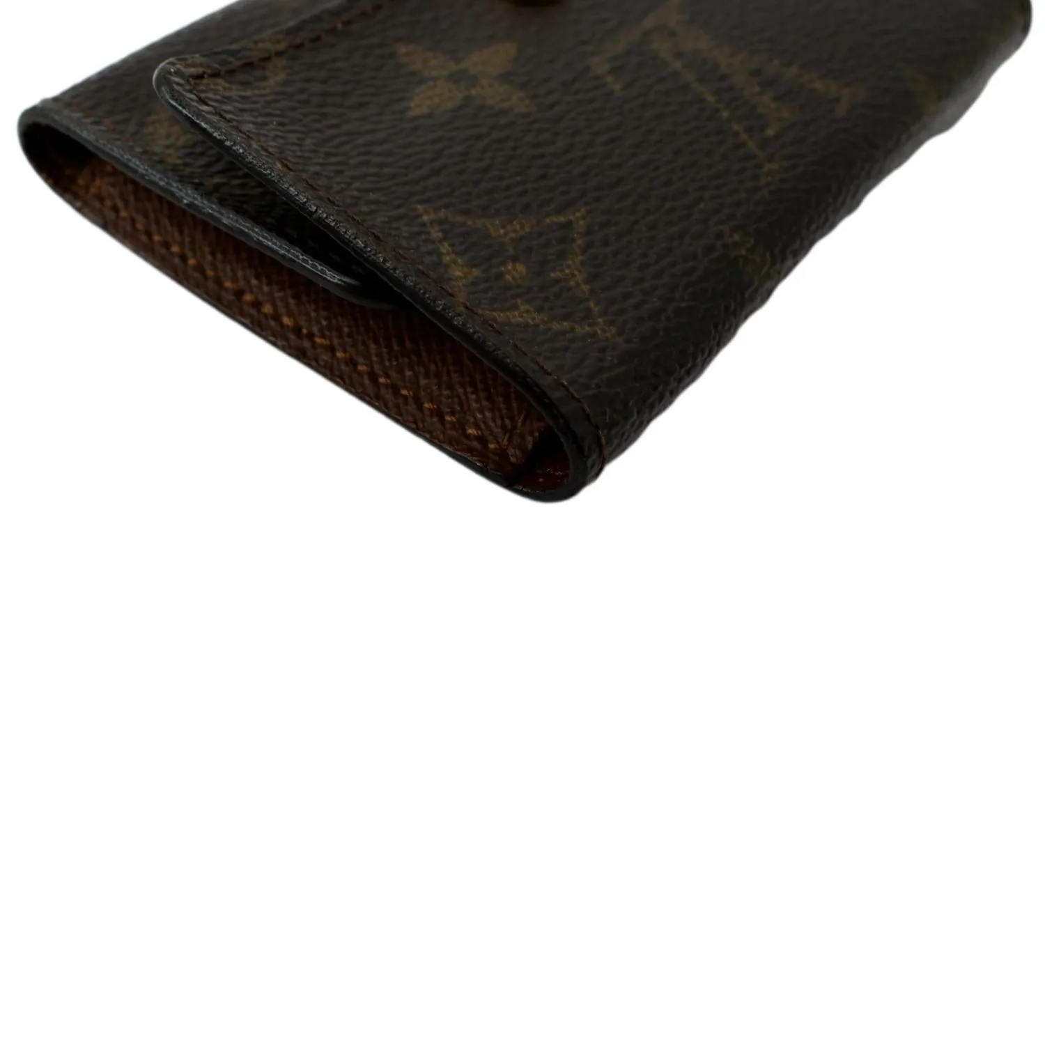LOUIS VUITTON Monogram Canvas 6 Key Holder Brown