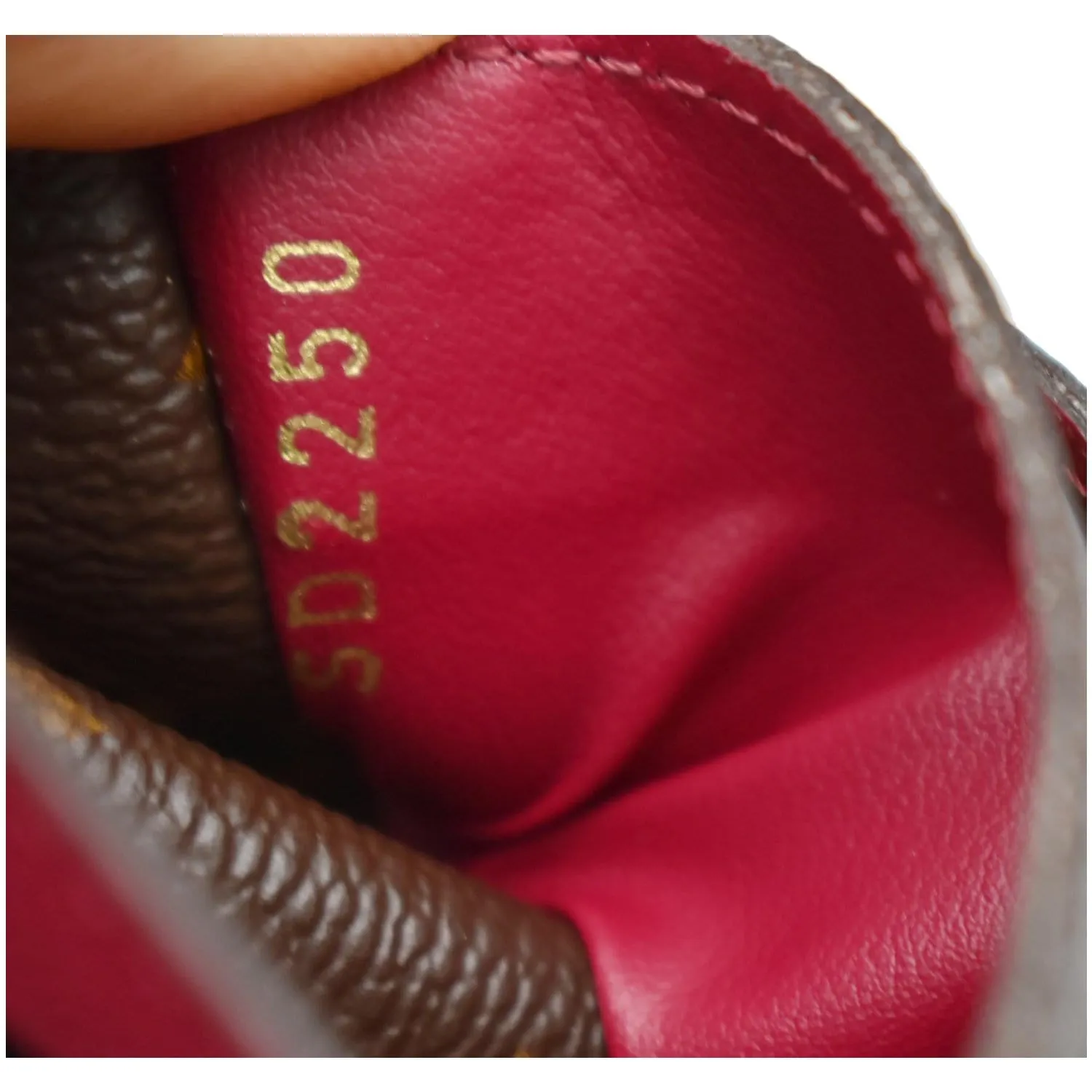 LOUIS VUITTON Monogram Canvas Sarah Wallet Brown