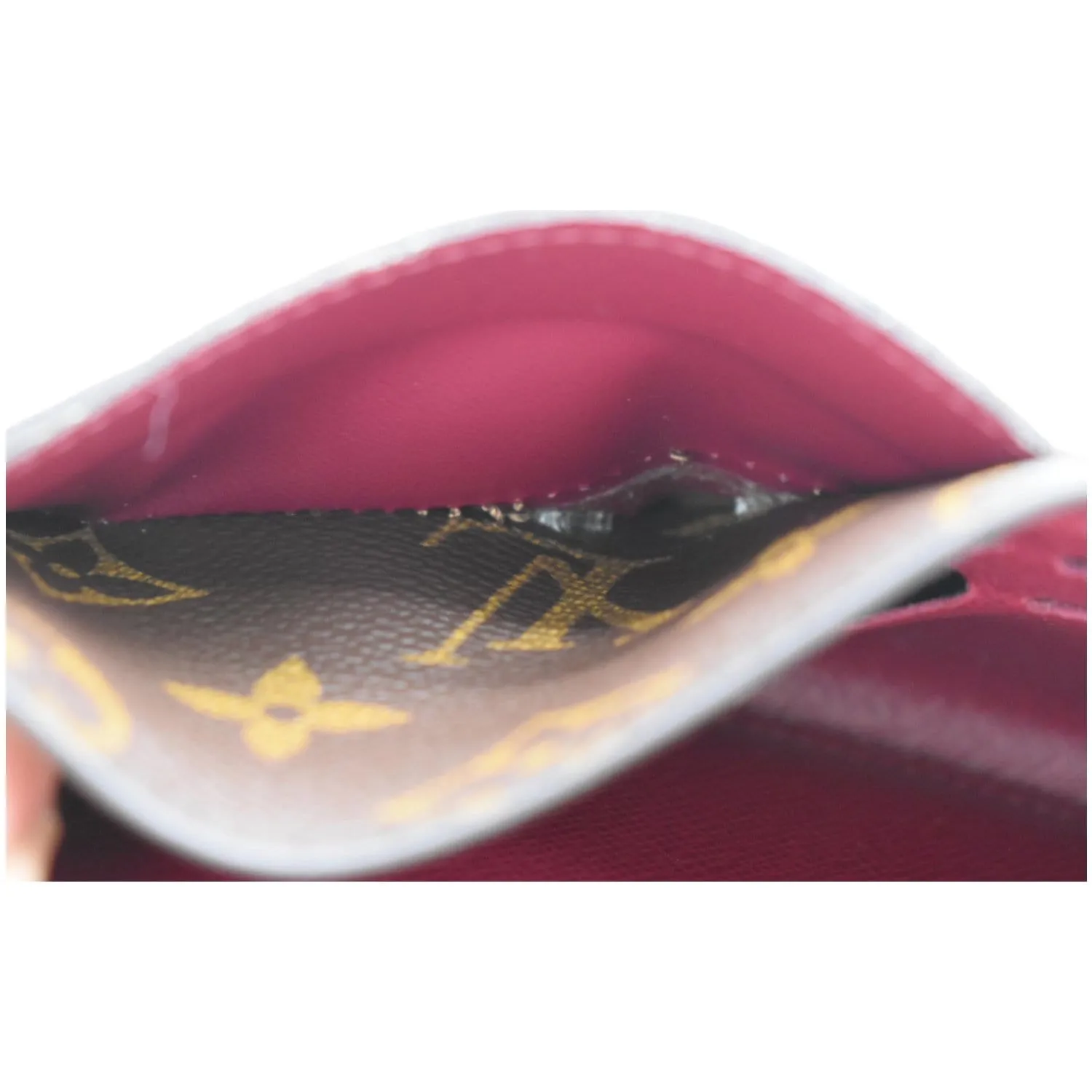 LOUIS VUITTON Monogram Canvas Sarah Wallet Brown
