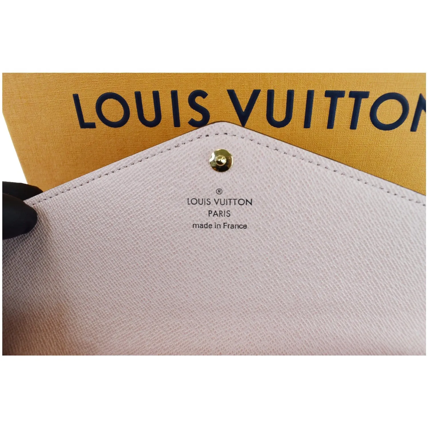 LOUIS VUITTON Monogram Canvas Sarah Wallet Rose Ballerine