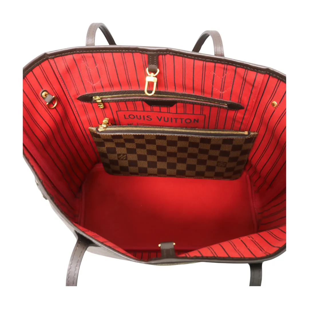 LOUIS VUITTON NEVERFULL DAMIERE EBENE MM
