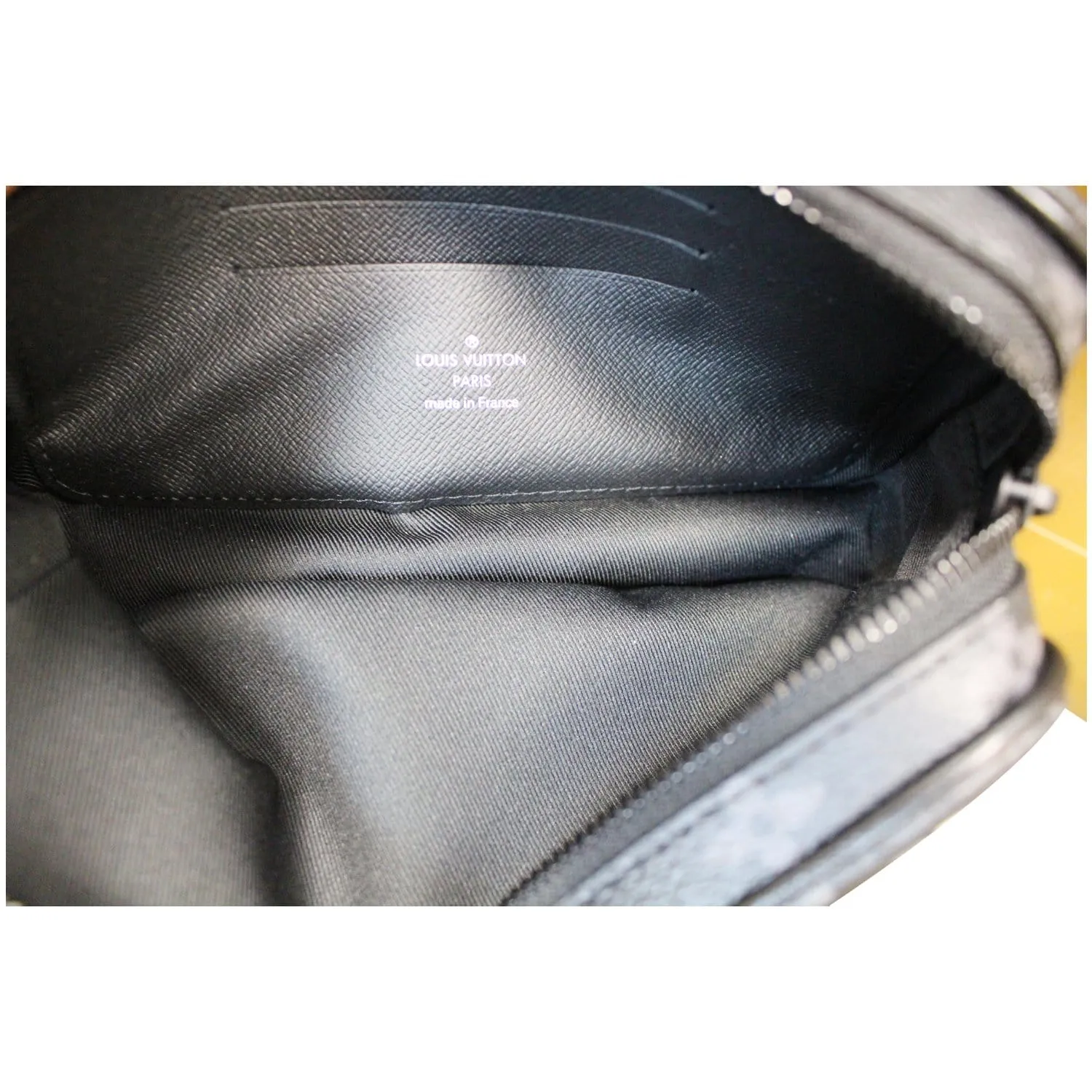 LOUIS VUITTON Pochette Volga Monogram Eclipse Clutch Bag Black - 15% OFF