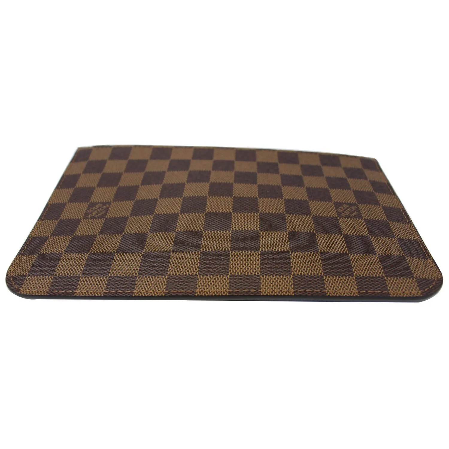LOUIS VUITTON Pochette Wristlet Pouch Damier Ebene Neverfull MM