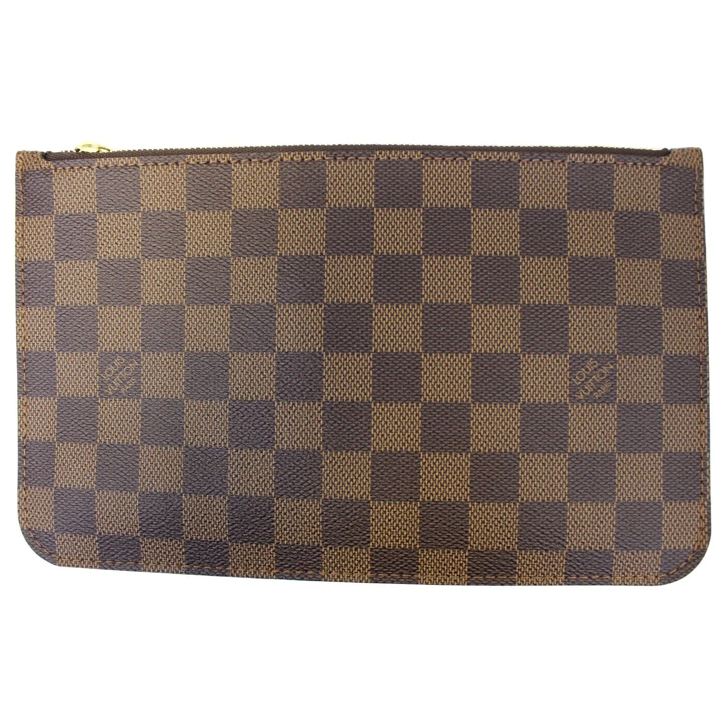 LOUIS VUITTON Pochette Wristlet Pouch Damier Ebene Neverfull MM