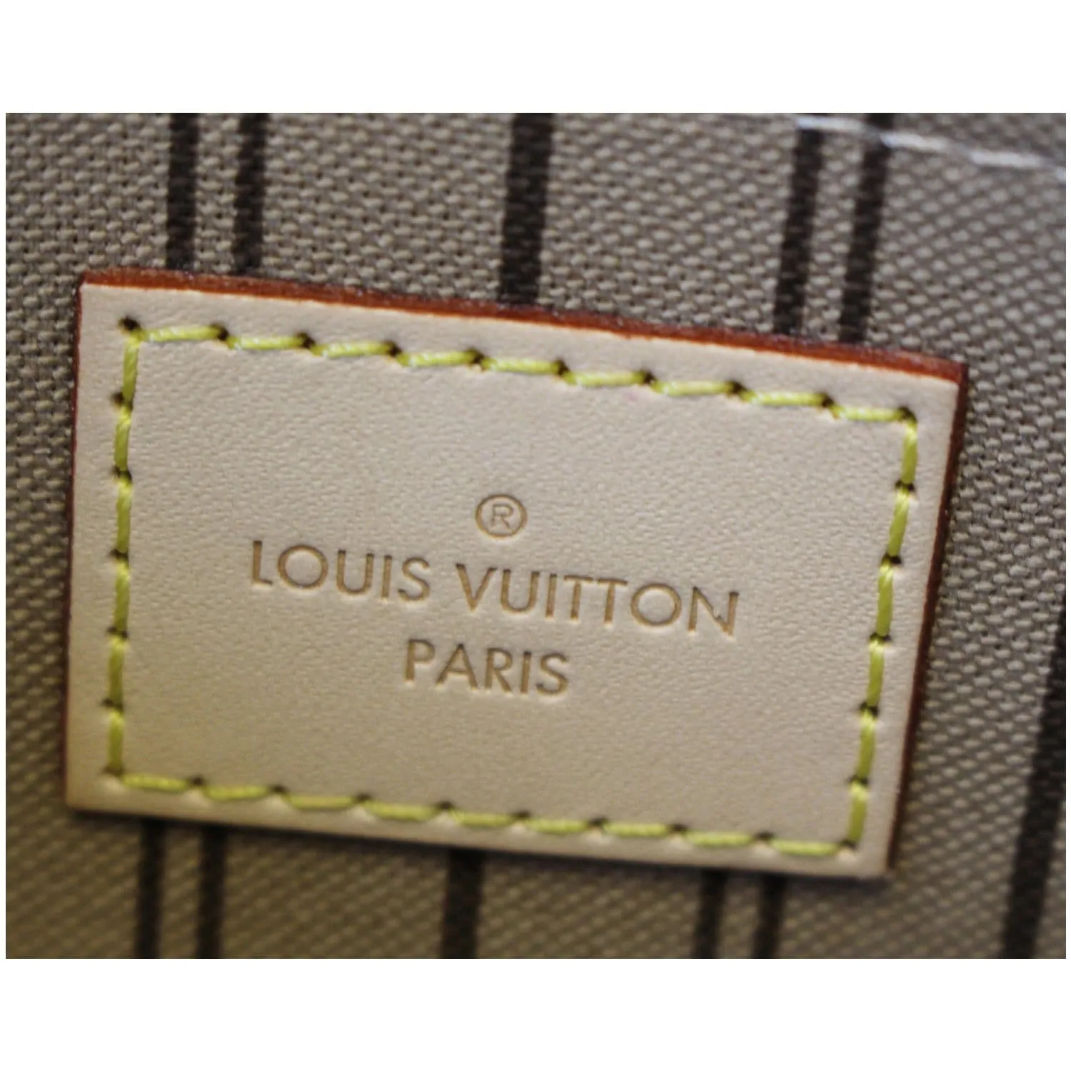 LOUIS VUITTON Pochette Wristlet Pouch Monogram Canvas Neverfull MM/GM Brown