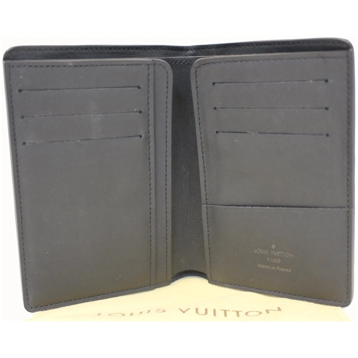 LOUIS VUITTON Pocket Organizer Damier Infini Black