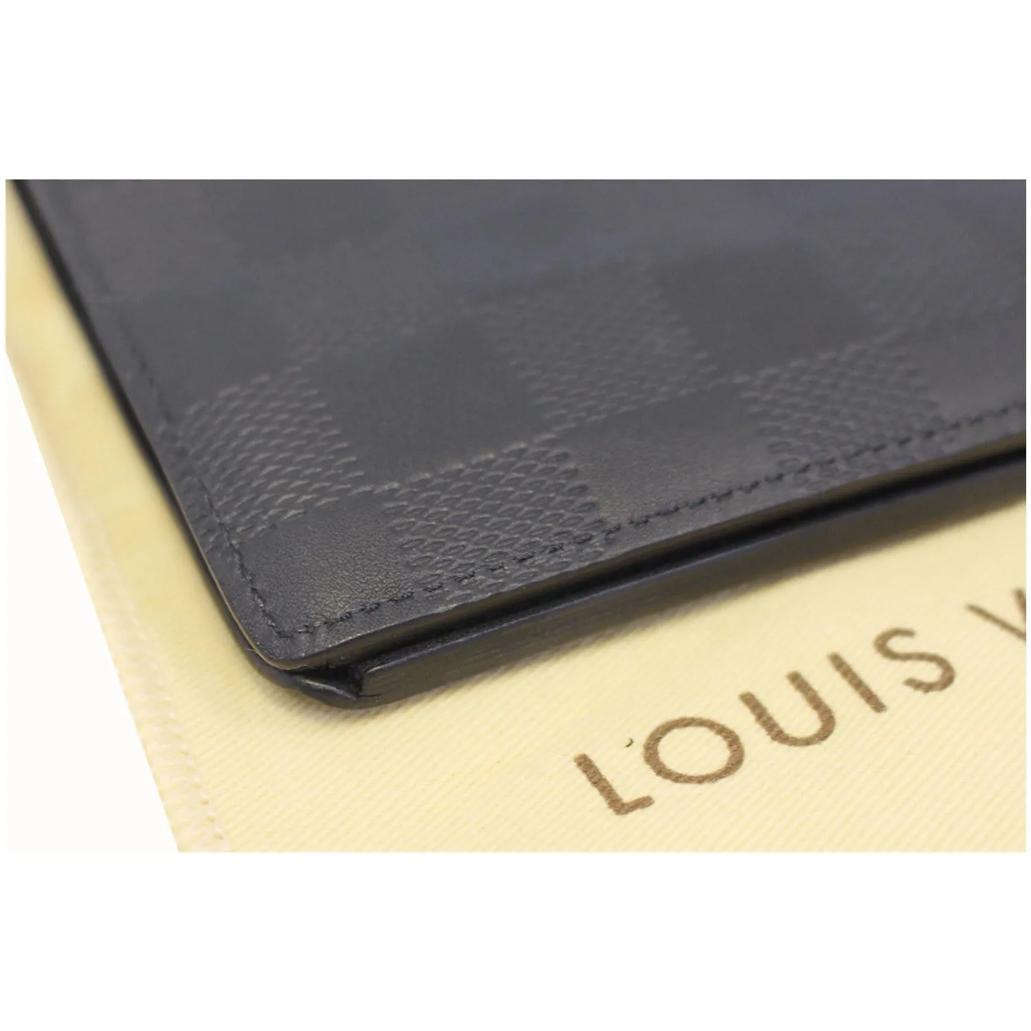 LOUIS VUITTON Pocket Organizer Damier Infini Black