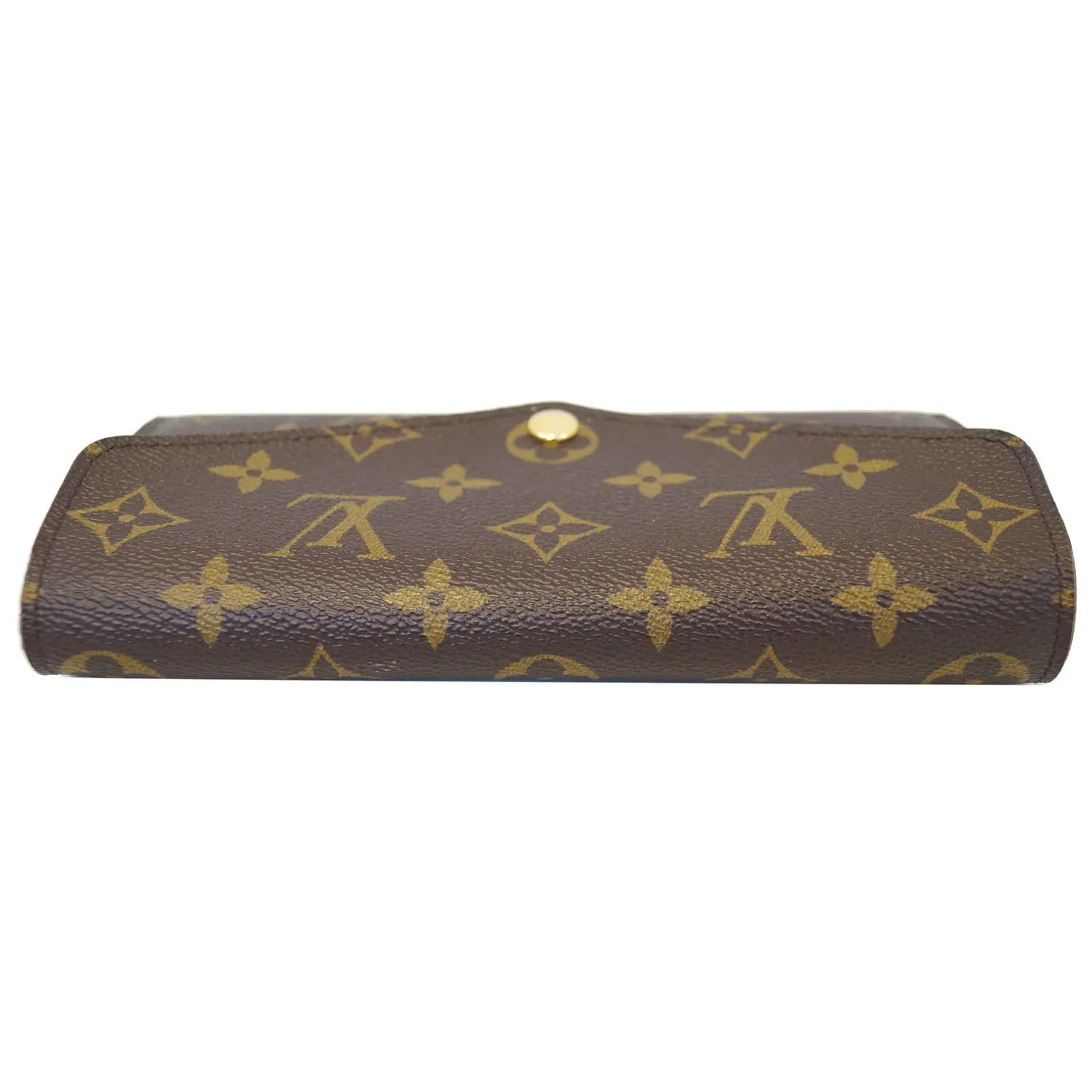 LOUIS VUITTON Sarah Monogram Canvas Wallet Brown