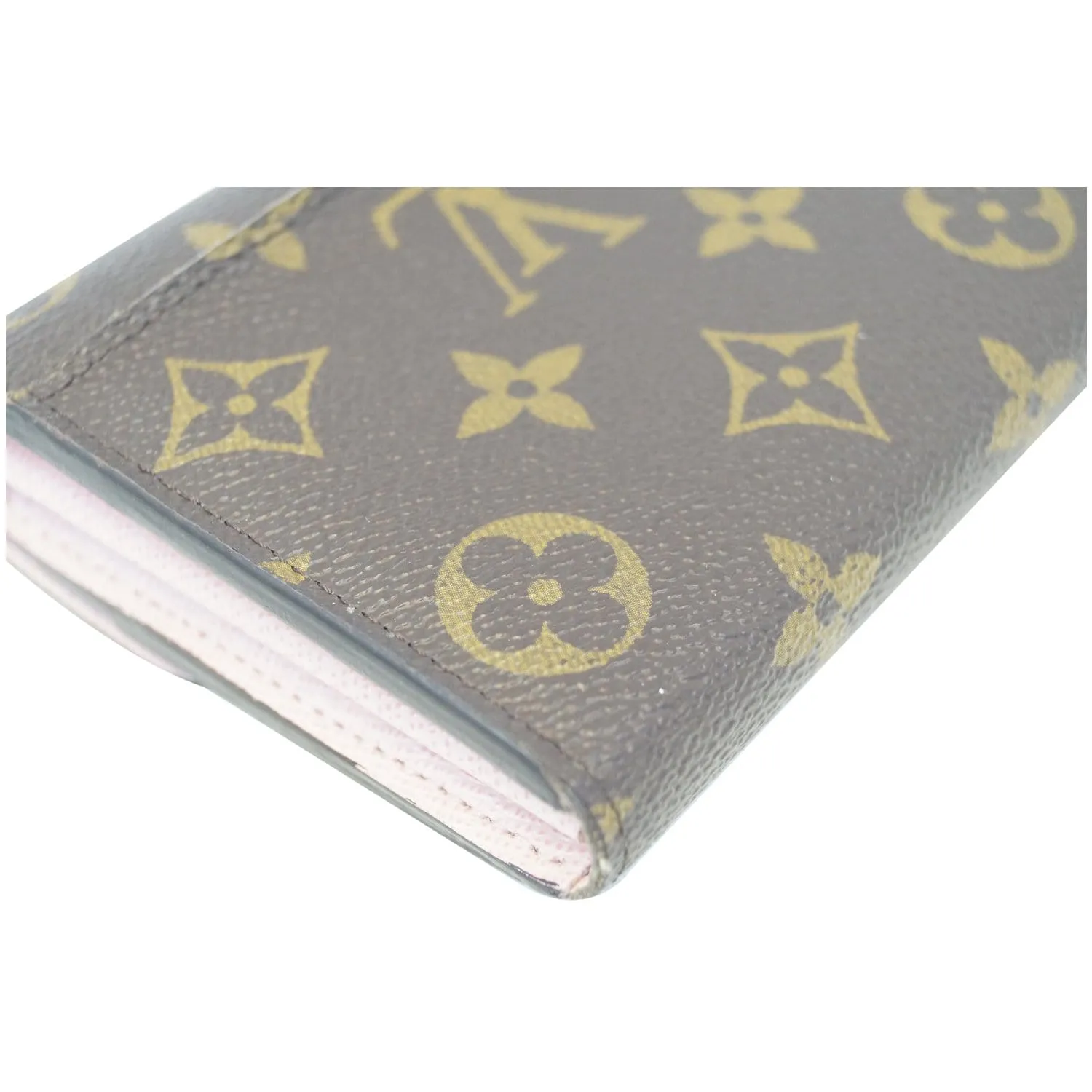 LOUIS VUITTON Sarah Monogram Canvas Wallet Brown