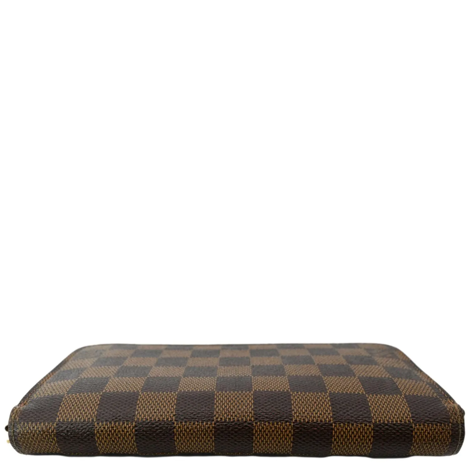 LOUIS VUITTON Zippy Long Damier Ebene Wallet Brown