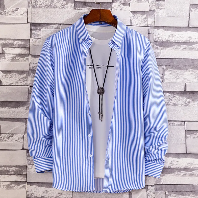 LS CASUAL STRIPED SHIRT