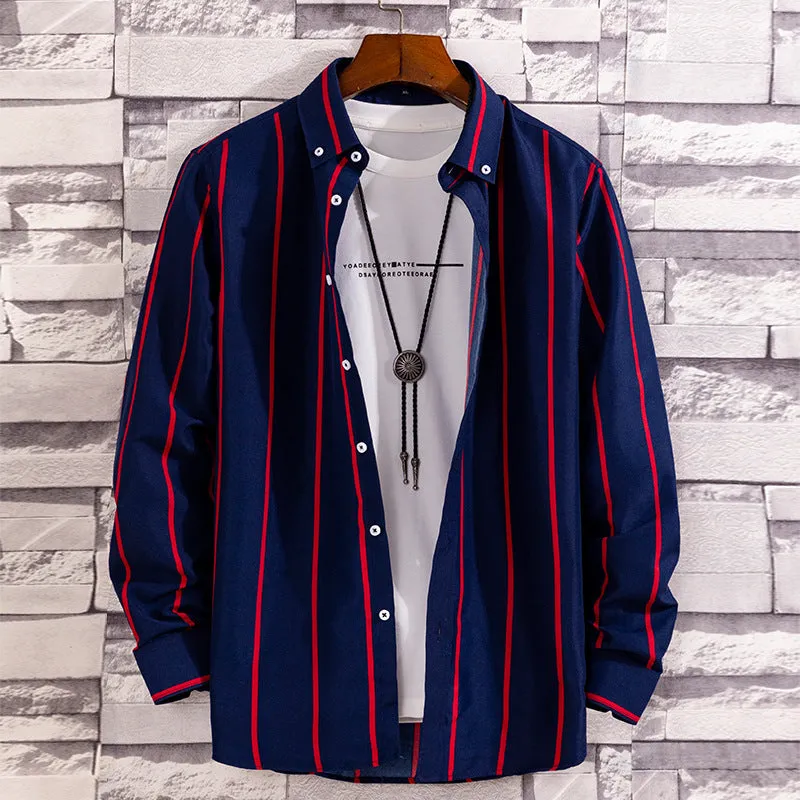 LS CASUAL STRIPED SHIRT