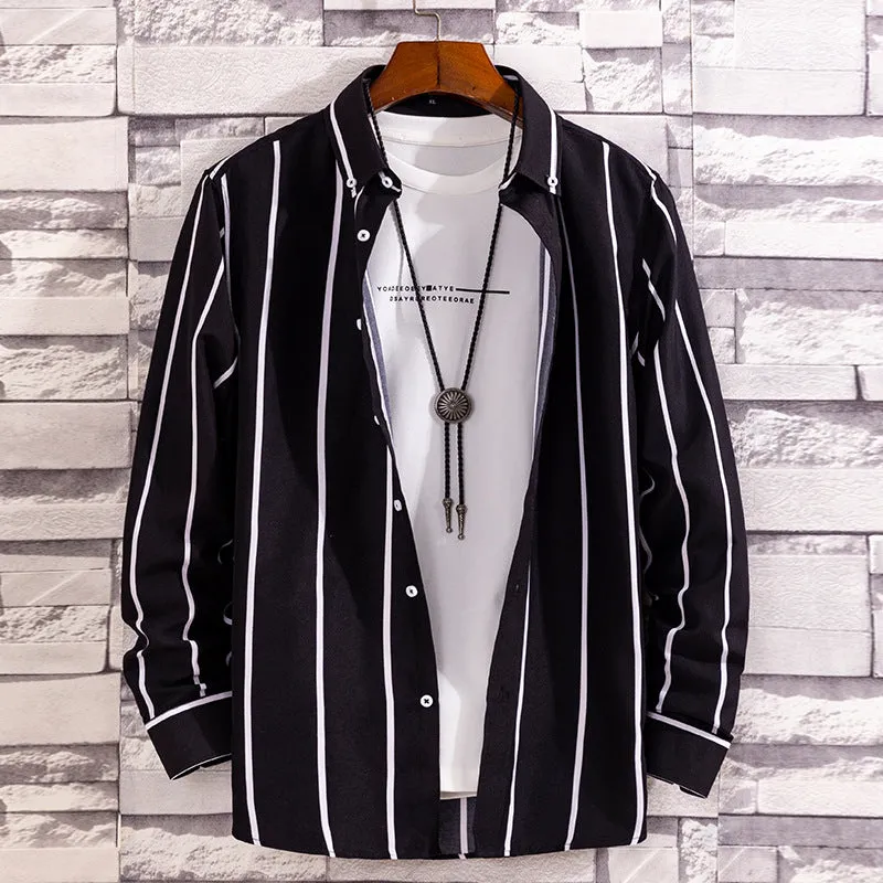 LS CASUAL STRIPED SHIRT
