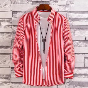LS CASUAL STRIPED SHIRT
