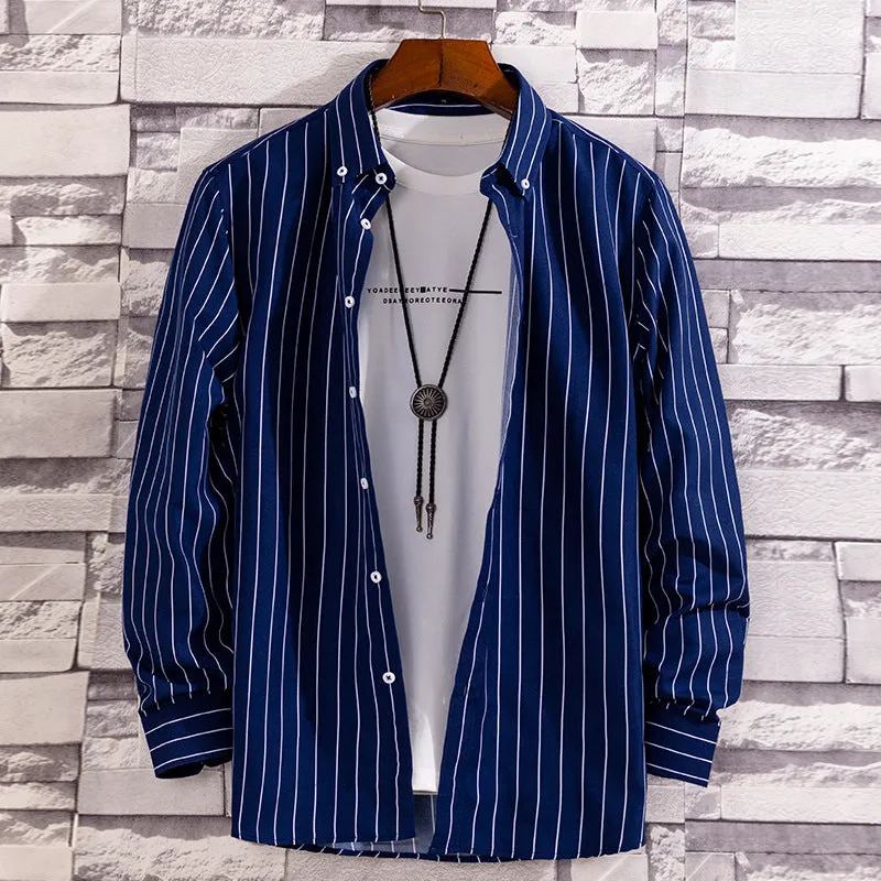 LS CASUAL STRIPED SHIRT